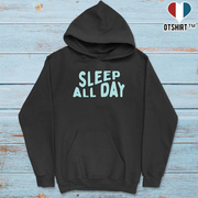 Sweat à capuche homme sleep all day
