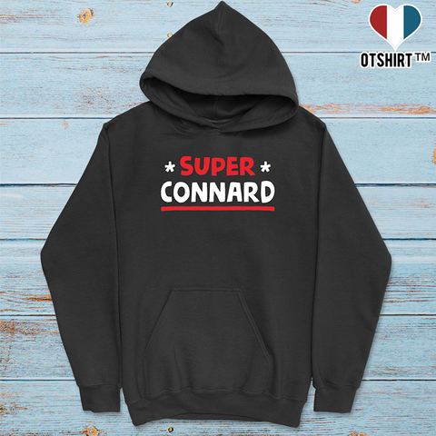 Sweat à capuche homme super connard