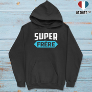 Sweat à capuche homme super frère