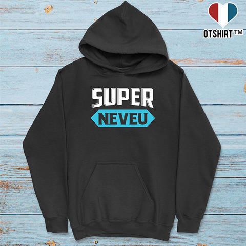 Sweat à capuche homme super neveu