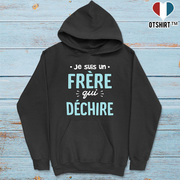 Sweat à capuche homme un frère qui déchire 2