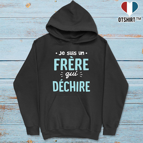 Sweat à capuche homme un frère qui déchire 2