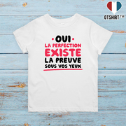 T shirt enfant La perfection existe