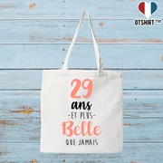 Tote bag coton recyclé 29 ans et plus belle que jamais