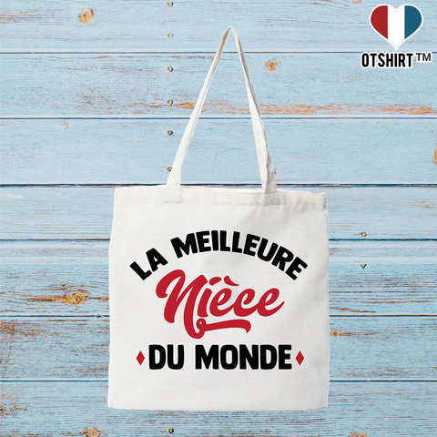 Tote bag coton recyclé La meilleure nièce du monde