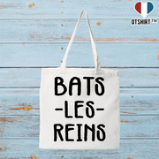 Tote bag coton recyclé bats les reins
