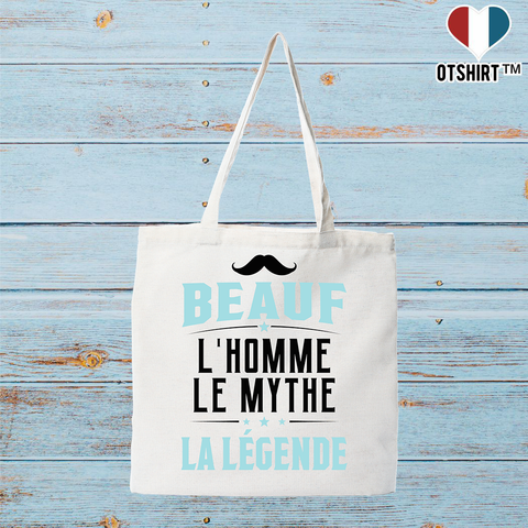 Tote bag coton recyclé beauf la légende