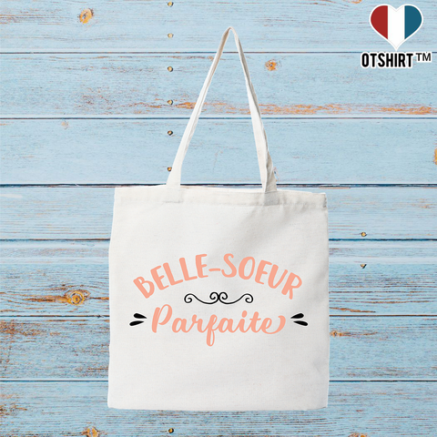 Tote bag coton recyclé belle-soeur parfaite