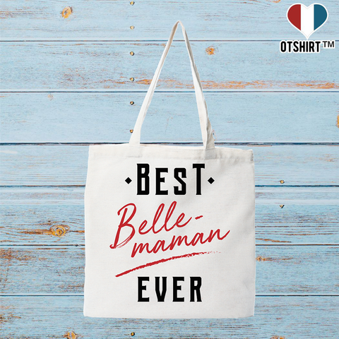 Tote bag coton recyclé best belle maman ever