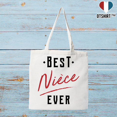 Tote bag coton recyclé best nièce ever