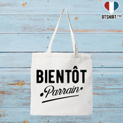 Tote bag coton recyclé bientôt parrain