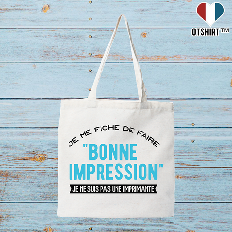 Tote bag coton recyclé bonne impression