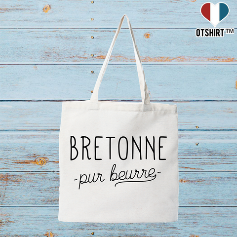 Tote bag coton recyclé bretonne pur beurre