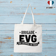 Tote bag coton recyclé brigade evg