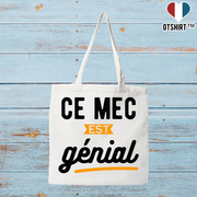 Tote bag coton recyclé ce mec est génial