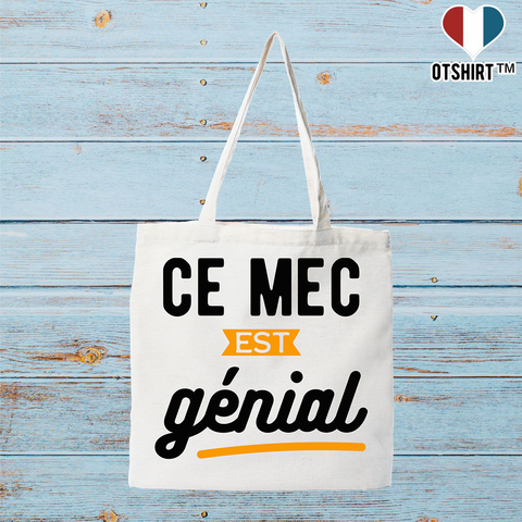 Tote bag coton recyclé ce mec est génial