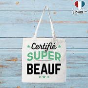 Tote bag coton recyclé certifié super beauf