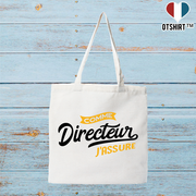 Tote bag coton recyclé comme directeur j'assure