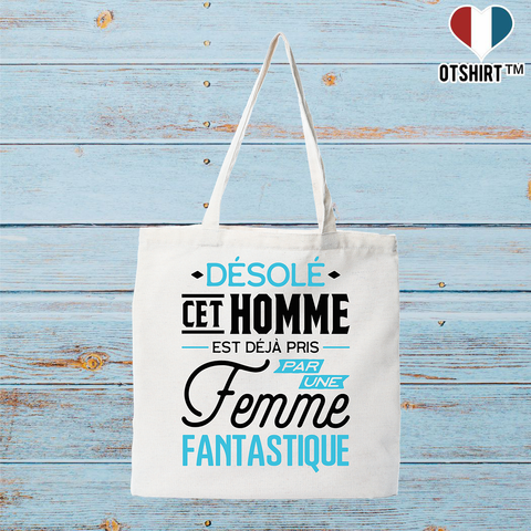 Tote bag coton recyclé déjà pris par une femme fantastique