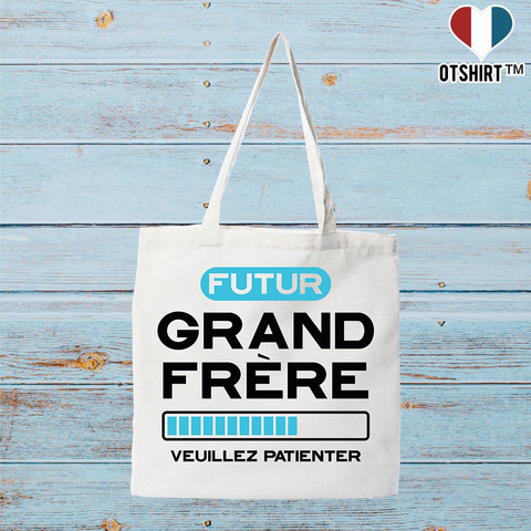 Tote bag coton recyclé futur grand frère