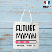 Tote bag coton recyclé future maman