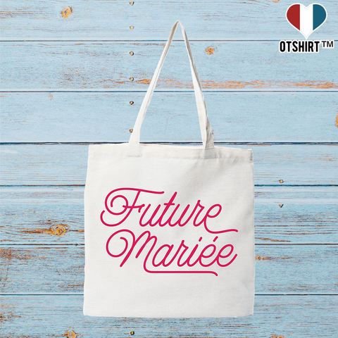 Tote bag coton recyclé future mariée