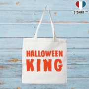 Tote bag coton recyclé halloween king