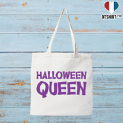 Tote bag coton recyclé halloween queen