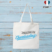 Tote bag coton recyclé j'peux pas j'ai cheerleading