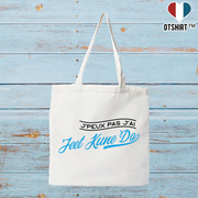 Tote bag coton recyclé j'peux pas j'ai jeet kune do