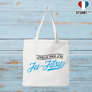 Tote bag coton recyclé j'peux pas j'ai ju-jitsu