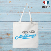 Tote bag coton recyclé j'peux pas j'ai modélisme