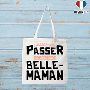 Tote bag coton recyclé je suis une belle-maman
