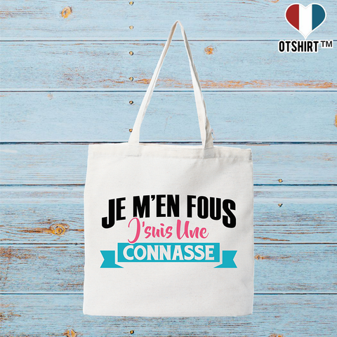 Tote bag coton recyclé je suis une connasse