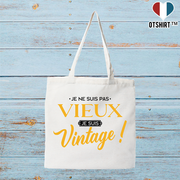 Tote bag coton recyclé je suis vintage 2