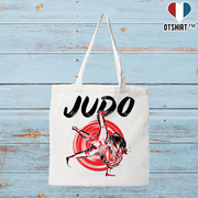 Tote bag coton recyclé judo fan