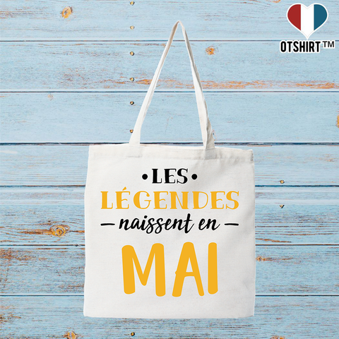 Tote bag coton recyclé légende de mai