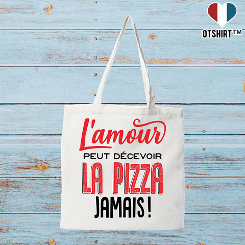 Tote bag coton recyclé l'amour peut décevoir