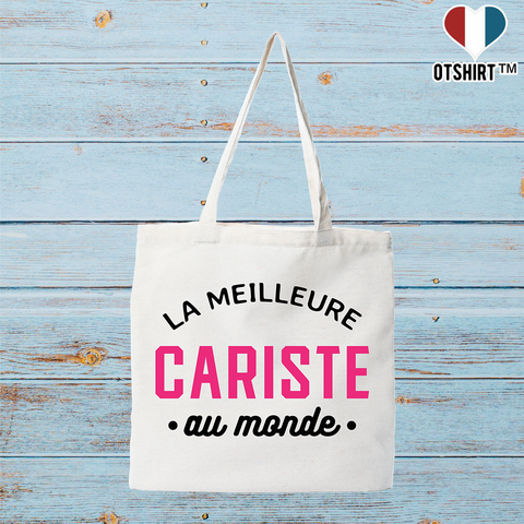 Tote bag coton recyclé la meilleure cariste au monde