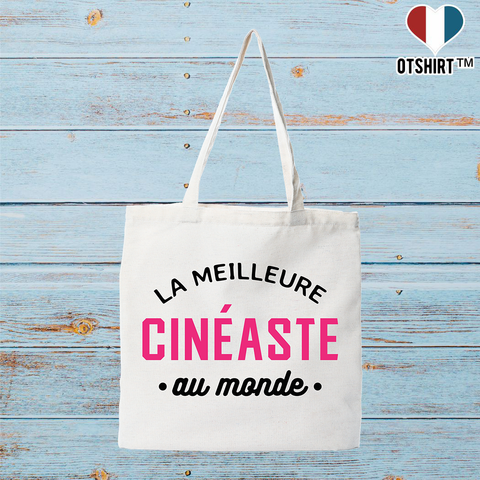 Tote bag coton recyclé la meilleure cinéaste au monde