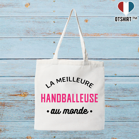Tote bag coton recyclé la meilleure handballeuse au monde
