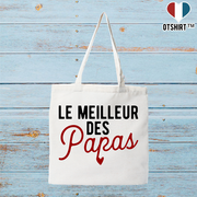 Tote bag coton recyclé le meilleur des papas