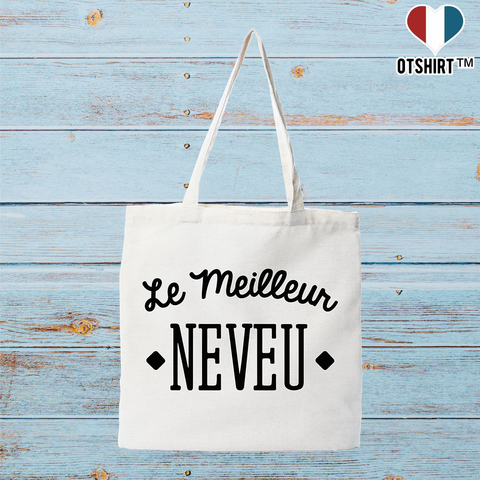 Tote bag coton recyclé le meilleur neveu