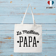 Tote bag coton recyclé le meilleur papa