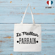 Tote bag coton recyclé le meilleur parrain