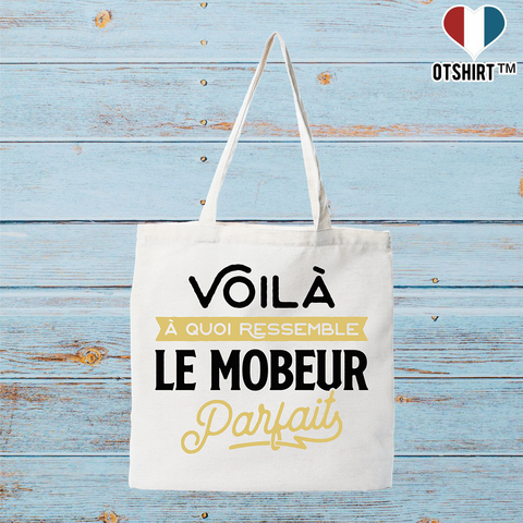 Tote bag coton recyclé le mobeur parfait 2