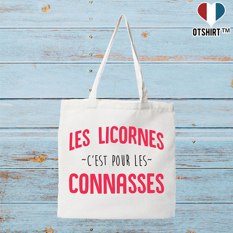 Tote bag coton recyclé les licornes c'est pour...
