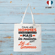 Tote bag coton recyclé les meilleurs sont lot et garonnais