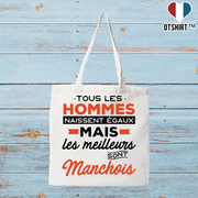 Tote bag coton recyclé les meilleurs sont manchois