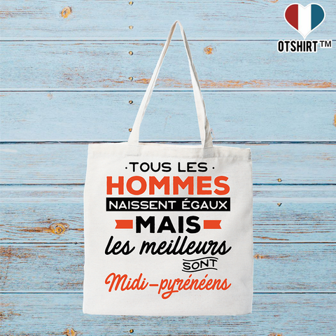 Tote bag coton recyclé les meilleurs sont midi pyreneens